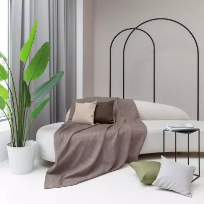 Покрывало Волшебная ночь "Рогожка" (латте), 200х220