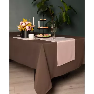 Скатерть Sofi de Marko "Серенити" (кофе), 160 см