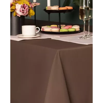 Скатерть Sofi de Marko "Серенити" (кофе), 160 см