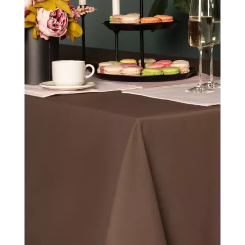 Скатерть Sofi de Marko "Серенити" (кофе), 160 см
