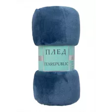 Плед Texrepublic “Absolute” flannel (синий), 200x220