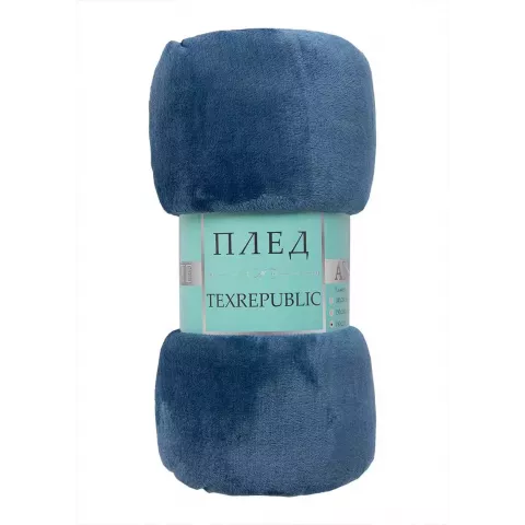 Плед Texrepublic “Absolute” flannel (синий), 200x220