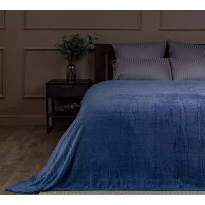 Плед Texrepublic “Absolute” flannel (синий), 200x220