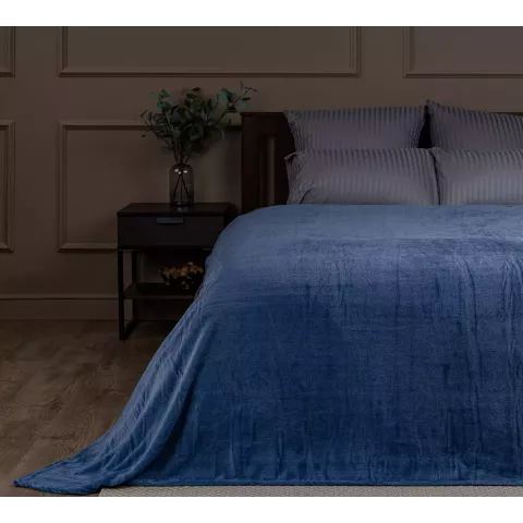 Плед Texrepublic “Absolute” flannel (синий), 200x220