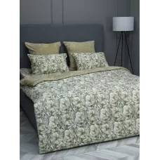 Комплект с одеялом KAZANOV.A “Верде” жемчужно-бежевый (египетский хлопок-велюр), евро