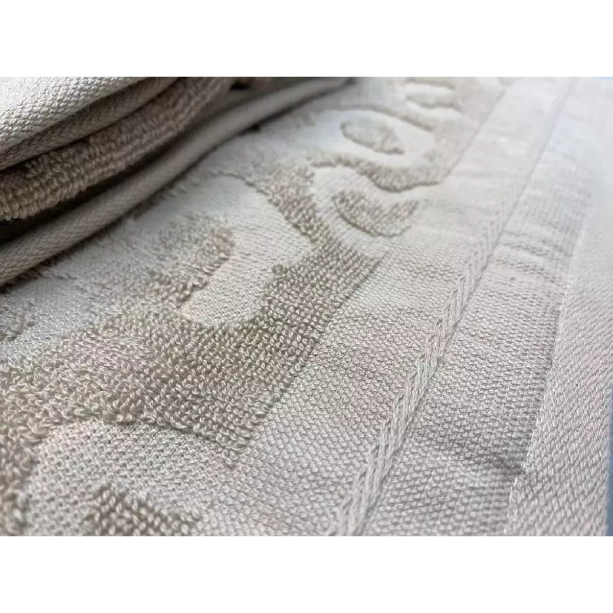 Махровое полотенце Sofi De Marko “Tiger” (беж), 50x90