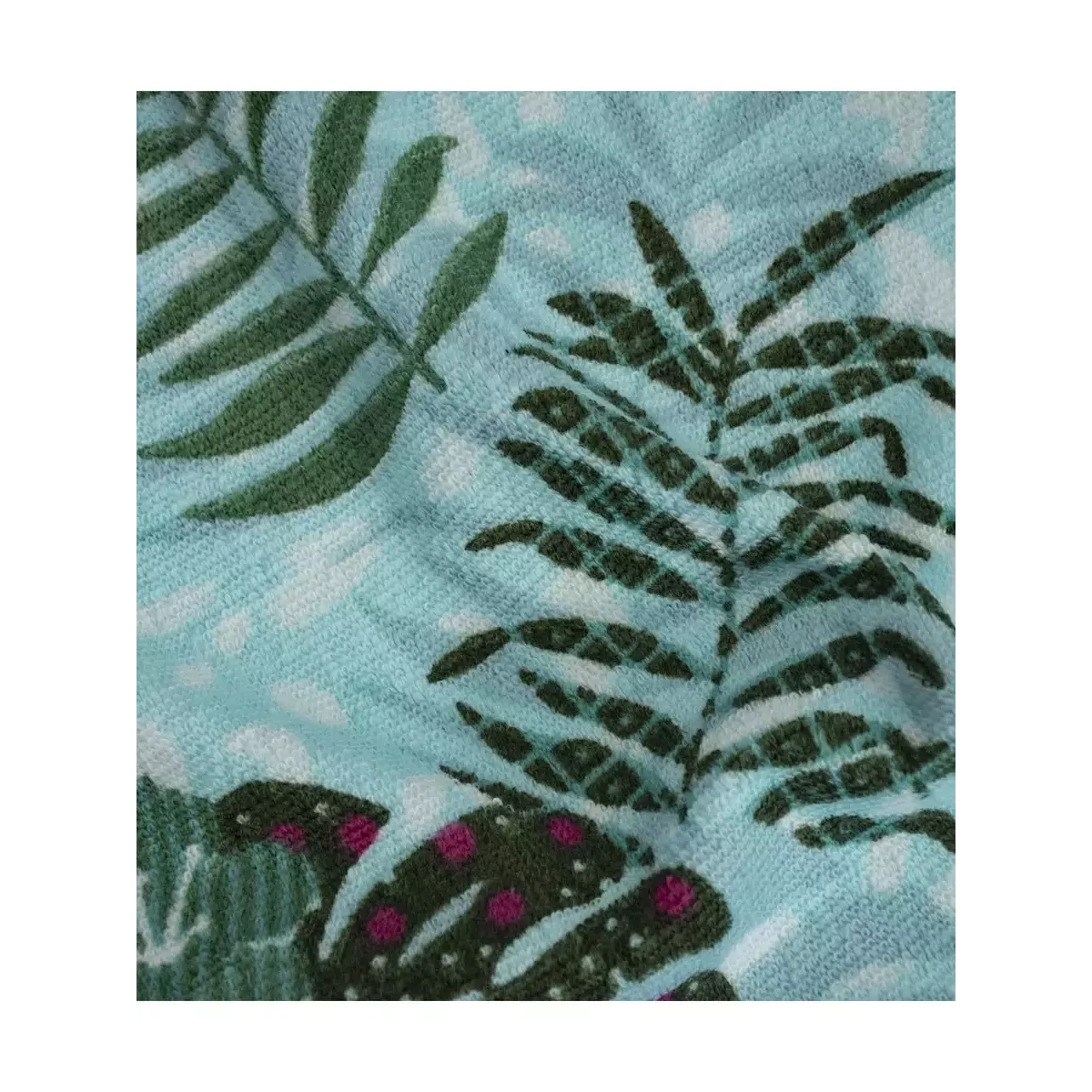 Набор полотенец Grand Stil "Тропики" бирюза, 33х76 (2шт)