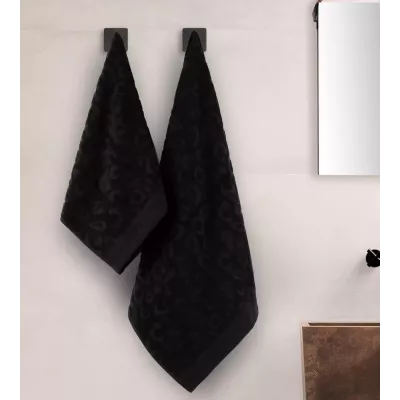 Махровое полотенце Sofi De Marko “Tiger” (черное), 30x50