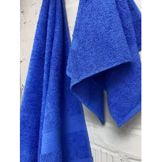Махровое полотенце Туркмения (синий), 40х70