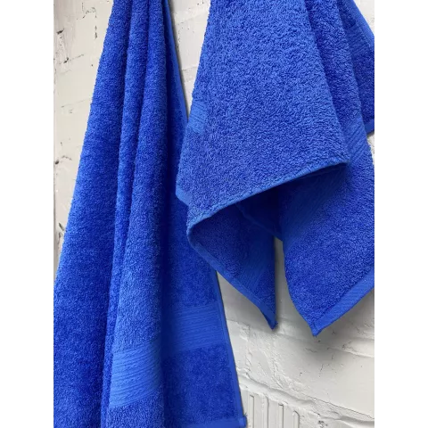 Махровое полотенце Туркмения (синий), 40х70