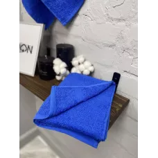 Махровое полотенце Туркмения (синий), 40х70