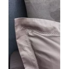 Комплект с одеялом KAZANOV.A Lindor Fluffy капучино/трюфель (египетский хлопок-велюр), евро