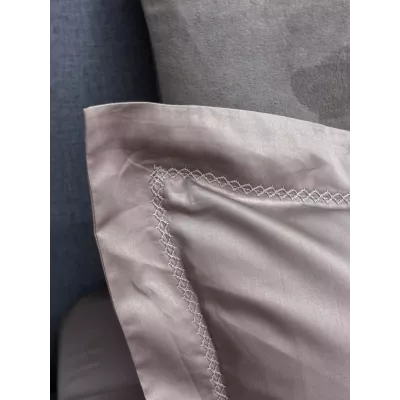 Комплект с одеялом KAZANOV.A Lindor Fluffy капучино/трюфель (египетский хлопок-велюр), евро