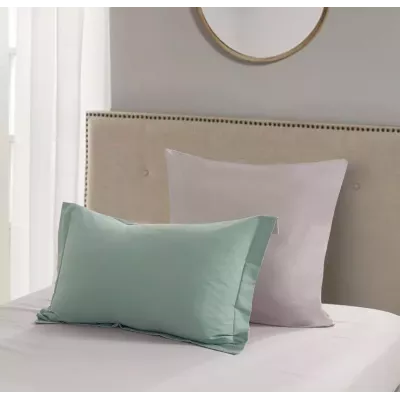 Комплект постельного белья Karteks "Сатин однотонный комбинированный" SK-019, евро