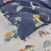 Комплект постельного белья Sofi De Marko “Диноленд” (синий), 1.5 спальный