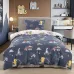Комплект постельного белья Sofi De Marko “Диноленд” (синий), 1.5 спальный