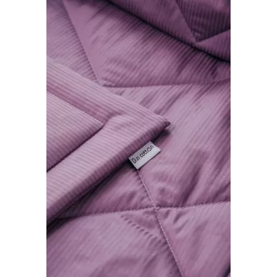 Комплект с одеялом DonCotton "Stripe Sateen Mini" (черничный), евро