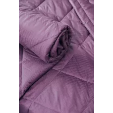 Комплект с одеялом DonCotton "Stripe Sateen Mini" (черничный), евро