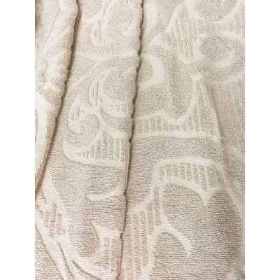 Махровое покрывало Karteks "Medallion" жаккард (бежевый), 160х220