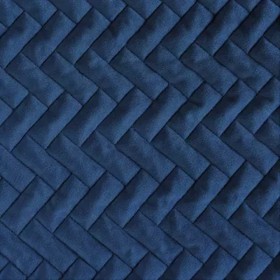 Набор покрывал для мягкой мебели Karteks “Паркет” синий (70х210 - 1 шт., 70х150 - 2 шт.)