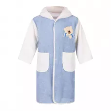 Халат махровый детский Sofi de Marko “Барни” (голубой)