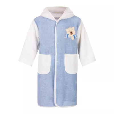 Халат махровый детский Sofi de Marko “Барни” (голубой)