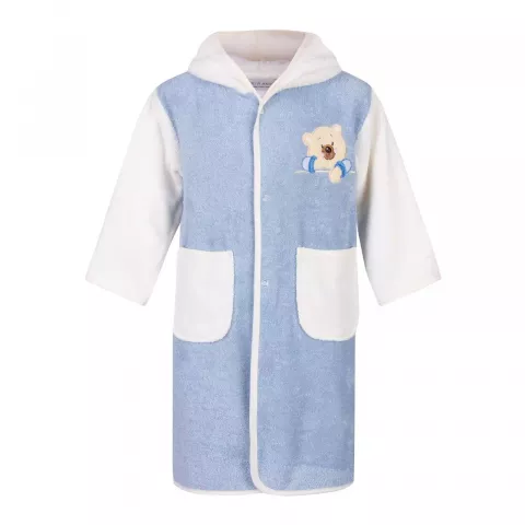 Халат махровый детский Sofi de Marko “Барни” (голубой)