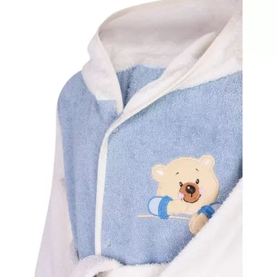 Халат махровый детский Sofi de Marko “Барни” (голубой)