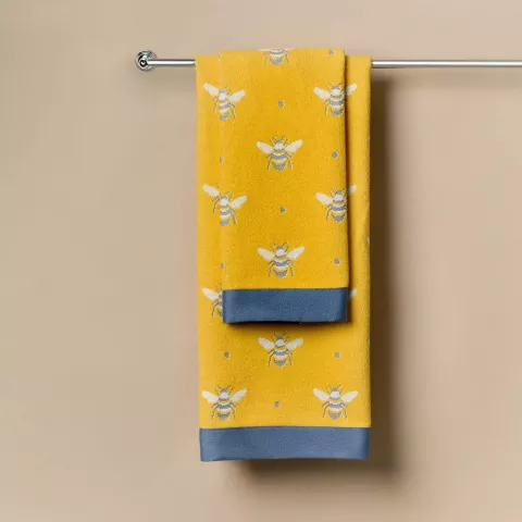 Махровое полотенце Sofi De Marko “Maya” (горчичное), 50x90