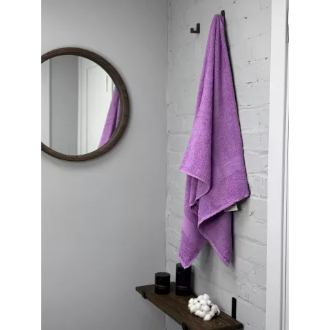 Махровое полотенце Туркмения (сиреневый), 70х140