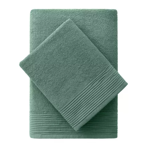 Махровое полотенце Самойловский текстиль “Палитра” (эвкалипт), 70х130