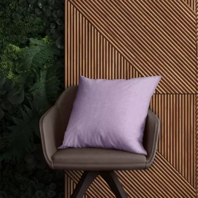 Декоративная наволочка "Волшебная ночь" сирень, 40х40