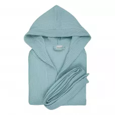 Халат вафельный с капюшоном Sofi de Marko “Naomi” (ментол)
