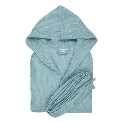Халат вафельный с капюшоном Sofi de Marko “Naomi” (ментол)