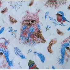 Покрывало Волшебная Ночь Junior "Winter owlets" (поплин), 145х200