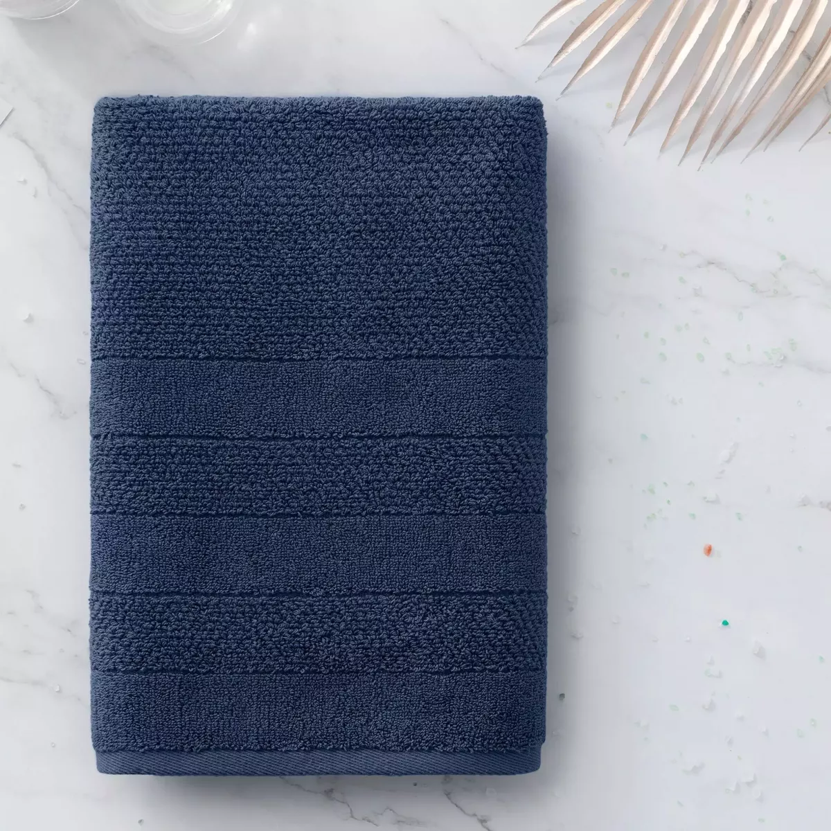 Махровое банное полотенце Verossa “Milano” (темно-синий), 70х140