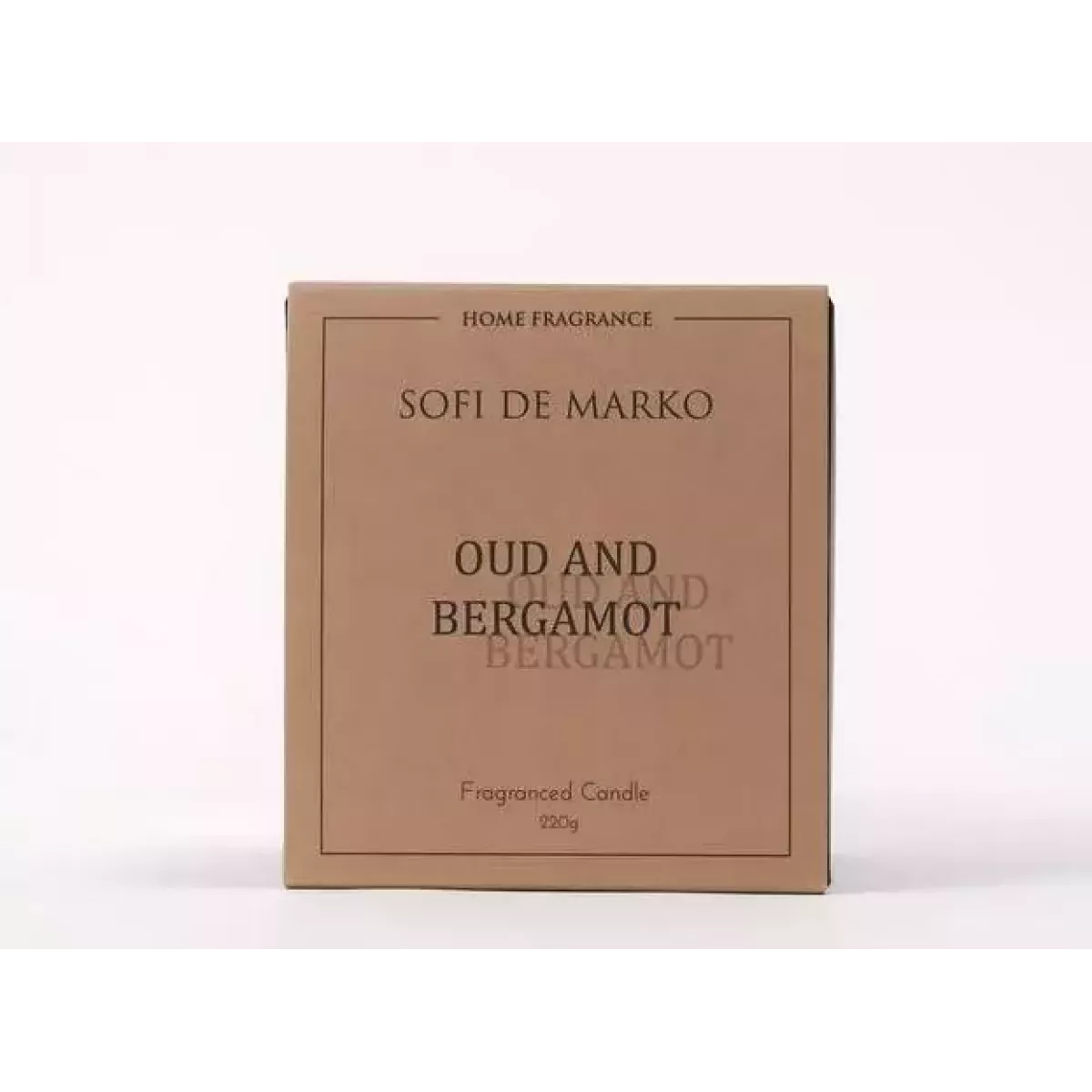 Свеча ароматическая Sofi De Marko "Oud and Bergamot" (220гр), 1 шт