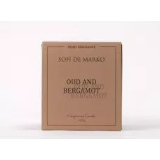 Свеча ароматическая Sofi De Marko "Oud and Bergamot" (220гр), 1 шт