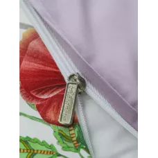 Комплект с одеялом KAZANOV.A “Маки” жемчуг лаванда (египетский хлопок-велюр), 1.5 спальный