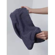 Махровое полотенце DonCotton “Lusso” (маренго), 50х90