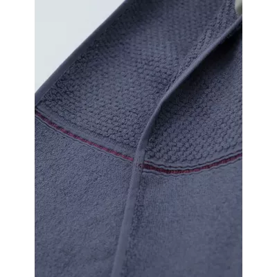 Махровое полотенце DonCotton “Lusso” (маренго), 50х90