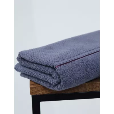 Махровое полотенце DonCotton “Lusso” (маренго), 50х90