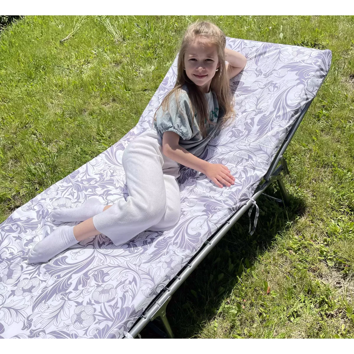 Раскладная кровать "Nika" с мягким матрасом (РК4-М), 71.5x191.5х33