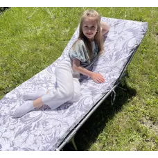 Раскладная кровать "Nika" с мягким матрасом (РК4-М), 71.5x191.5х33