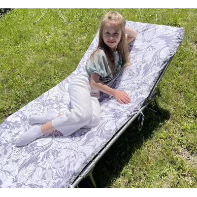 Раскладная кровать "Nika" с мягким матрасом (РК4-М), 71.5x191.5х33