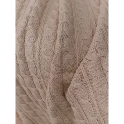 Вязаный плед Sofi de Marko "Джовани" (пепел. роз), 160х220