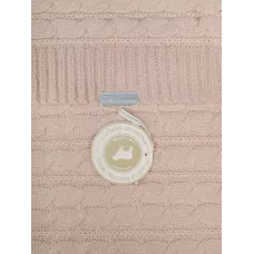 Вязаный плед Sofi de Marko "Джовани" (пепел. роз), 160х220