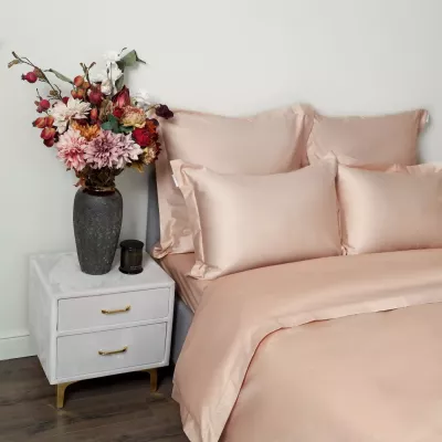 Комплект постельного белья Sofi de Marko "Моно" (крем), евро макси