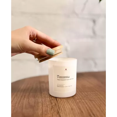 Свеча ароматическая FLAMMA "Тишина" (145гр), 1 шт