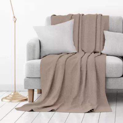 Покрывало Волшебная ночь "Рогожка" (какао), 140х220